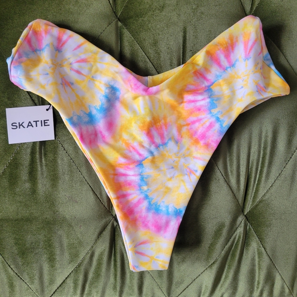 Skatie "Sherbet" Tie-Dye Bikini Bottom